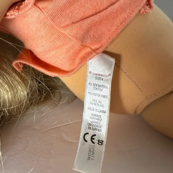 American Girl Doll with Blonde Hair and Colorful Outfit - Picture 9 of 11